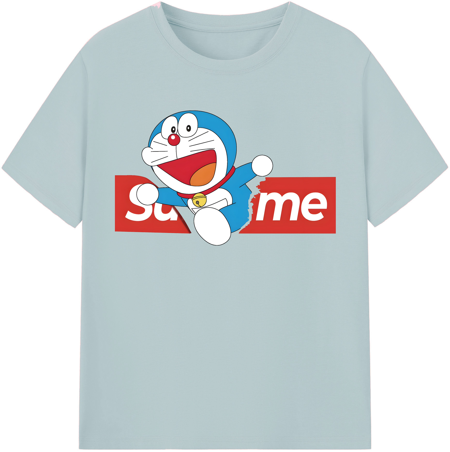 （画像用） ドラえもん Doraemon 綿100％半袖Tシャツ（フロントプリント）